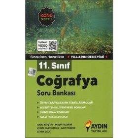 Aydın Yayınları 11.Sınıf Coğrafya Soru Bankası