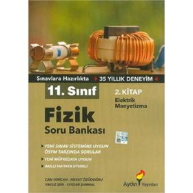 Aydın Yayınları 11. Sınıf Fizik Soru Bankası Elektrik Manyetizma