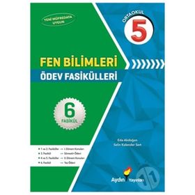 Aydın Yayınları 5. Sınıf Fen Bilimleri Ödev Fasikülleri