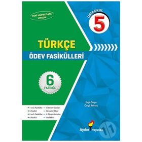 Aydın Yayınları 5. Sınıf Türkçe Ödev Fasikülleri