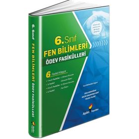 Aydın Yayınları 6. Sınıf Fen Bilimleri Ödev Fasikülleri