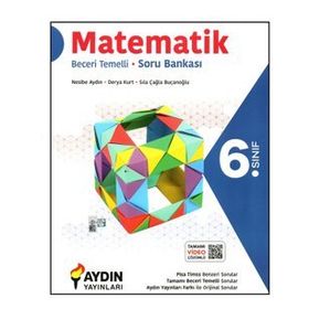 Aydın Yayınları 6. Sınıf Matematik Beceri Temelli Soru Bankası