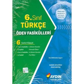 Aydın Yayınları 6. Sınıf Matematik Ödev Fasikülleri