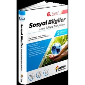 Aydın Yayınları - 6. Sınıf Sosyal Bilgiler Ders İşleyiş Modülleri