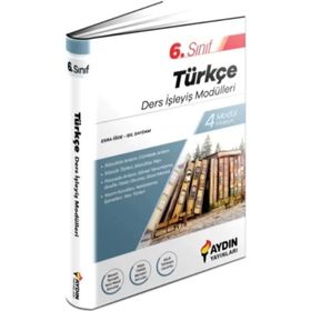 Aydın Yayınları - 6. Sınıf Türkçe Ders İşleyiş Modülleri