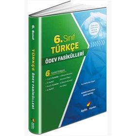 Aydın Yayınları 6. Sınıf Türkçe Ödev Fasikülleri