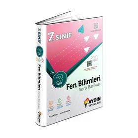 Aydın Yayınları 7 Sınıf 3 Adım Fen Bilimleri Soru Bankası