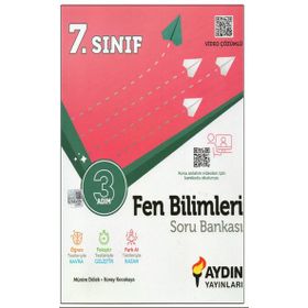 Aydın Yayınları 7 Sınıf 3 Adım Fen Bilimleri Soru Bankası