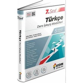 Aydın Yayınları 7. Sınıf Aydın Türkçe Ders İşleyiş Modülleri
