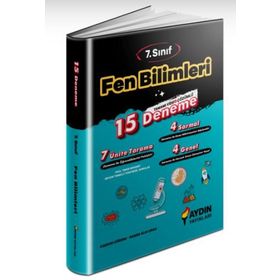 Aydın Yayınları 7. Sınıf Fen Bilimleri 15 Deneme