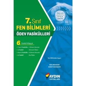 Aydın Yayınları 7. Sınıf Fen Bilimleri Ödev Fasikülleri