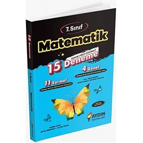 Aydın Yayınları 7. Sınıf Matematik 15 Deneme