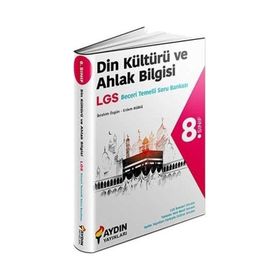 Aydın Yayınları 8. Sınıf Din Kültürü ve Ahlak Bilgisi Beceri Temelli Soru Bankası