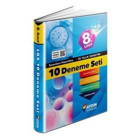 Aydın Yayınları 8. Sınıf LGS 1. Dönem Matematik Deneme Sınavı Yeni