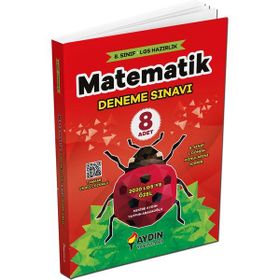 Aydın Yayınları 8. Sınıf LGS 1. Dönem Matematik Deneme Sınavı Yeni