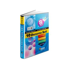Aydın Yayınları 8. Sınıf LGS 10 Deneme Seti