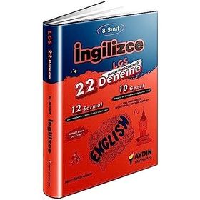 Aydın Yayınları 8. Sınıf LGS İngilizce 22 Adet Deneme