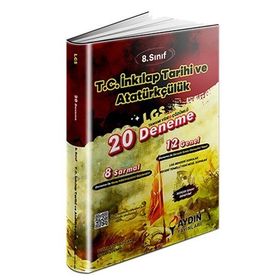 Aydın Yayınları 8. Sınıf LGS İnkılap Tarihi ve Atatürkçülük 20 Deneme