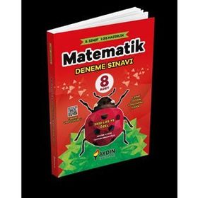Aydın Yayınları 8. Sınıf LGS Matematik 15 Deneme Video Çözümlü