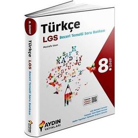 Aydın Yayınları 8. Sınıf LGS Türkçe Beceri Temelli Soru Bankası