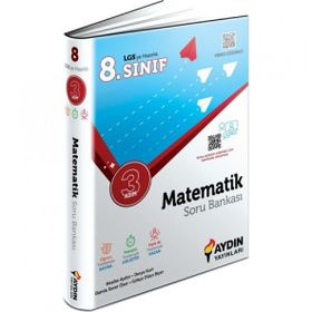 Aydın Yayınları 8. Sınıf Matematik 3 Adım Soru Bankası