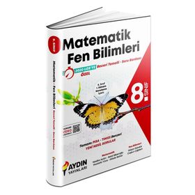 Aydın Yayınları 8. Sınıf Matematik Fen Bilimleri Beceri Temelli Soru Bankası