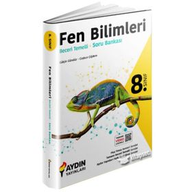 Aydın Yayınları 8. Sınıf Matematik Fen Bilimleri Beceri Temelli Soru Bankası