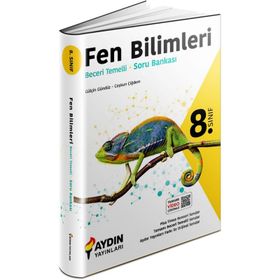 Aydın Yayınları 8. Sınıf Matematik Fen Bilimleri Beceri Temelli Soru Bankası