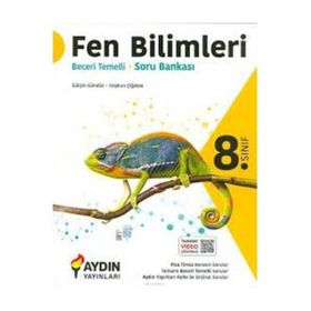 Aydın Yayınları 8. Sınıf Matematik Fen Bilimleri Beceri Temelli Soru Bankası