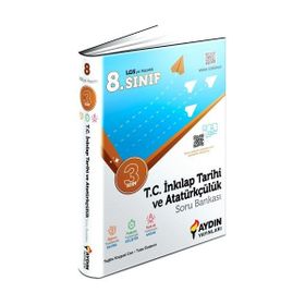 Aydın Yayınları 8. Sınıf T.C. İnkılap Tarihi ve Atatürkçülük Üç Adım Soru Bankası