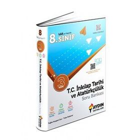 Aydın Yayınları 8. Sınıf T.C. İnkılap Tarihi ve Atatürkçülük Üç Adım Soru Bankası