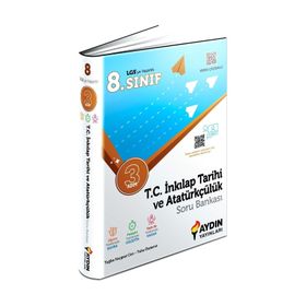 Aydın Yayınları 8. Sınıf T.C. İnkılap Tarihi ve Atatürkçülük Üç Adım Soru Bankası