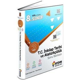 Aydın Yayınları 8. Sınıf T.C. İnkılap Tarihi ve Atatürkçülük Üç Adım Soru Bankası
