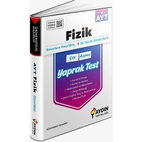 Aydın Yayınları AYT Fizik Çek Kopar Yaprak Test