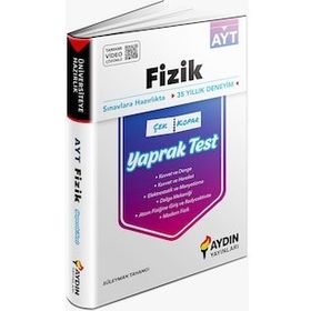 Aydın Yayınları AYT Fizik Çek Kopar Yaprak Test