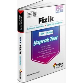 Aydın Yayınları AYT Fizik Çek Kopar Yaprak Test