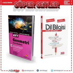 Aydın Yayınları Ayt Geometri ve Akm Dil Bilgisi Soru Bankası Seti 2 Kitap