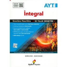 Aydın Yayınları AYT İntegral Modülü