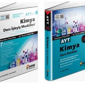 Aydın Yayınları Ayt Kimya Ders İşleyiş Modülleri ve Akm Dil Bilgisi Soru Bankası Seti 2 Kitap