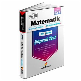 Aydın Yayınları AYT Matematik Çek Kopar Yaprak Test