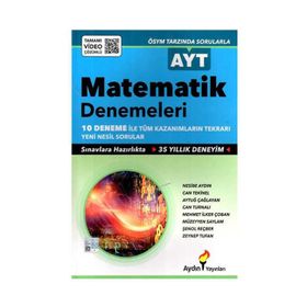 Aydın Yayınları AYT Matematik Denemeleri