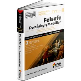 Aydın Yayınları TYT Felsefe Üniversiteye Hazırlık Ders İşleyiş Modülleri