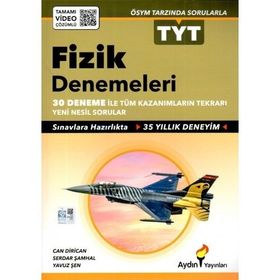 Aydın Yayınları TYT Fizik Denemeleri 30 Adet