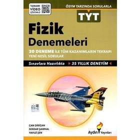 Aydın Yayınları TYT Fizik Denemeleri