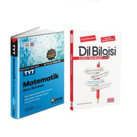 Aydın Yayınları - TYT Matematik ve AKM Dil Bilgisi Soru Bankası Seti 2 Kitap