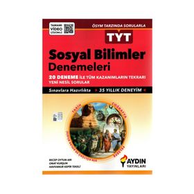 Aydın Yayınları TYT Sosyal Bilimler Deneme 20 Deneme