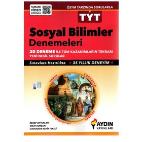 Aydın Yayınları TYT Sosyal Bilimler Deneme 20 Deneme