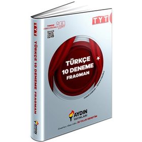 Aydın Yayınları Tyt Türkçe 10'lu Deneme
