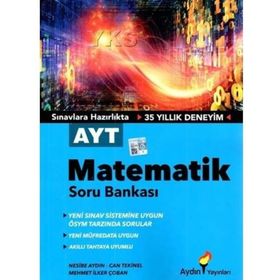 Aydın Yayınları - Üniversiteye Hazırlık Ayt Matematik Soru Bankası