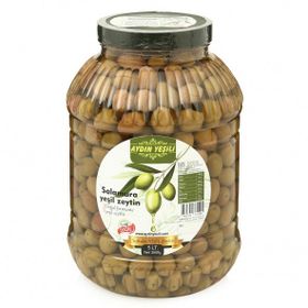 Aydın Yeşili 5 lt Doğal Salamura Yeşil Çizik Zeytin